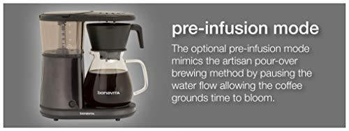 Bonavita BV1900TS 8 Cup One Touch Coffee Maker Featuring Thermal Carafe, Stainless Steel