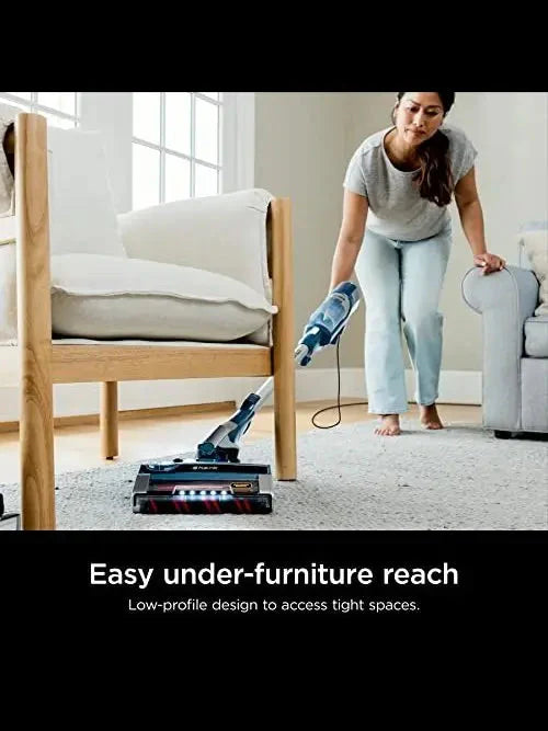 Shark HZ3002 Stratos Ultralight Corded Stick Vacuum with DuoClean PowerFins HairPro, Self Cleaning Brushroll, & Odor Neutralizer Technology, Navy