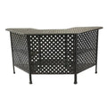 Aged Bronze Aluminum Party Bar Table