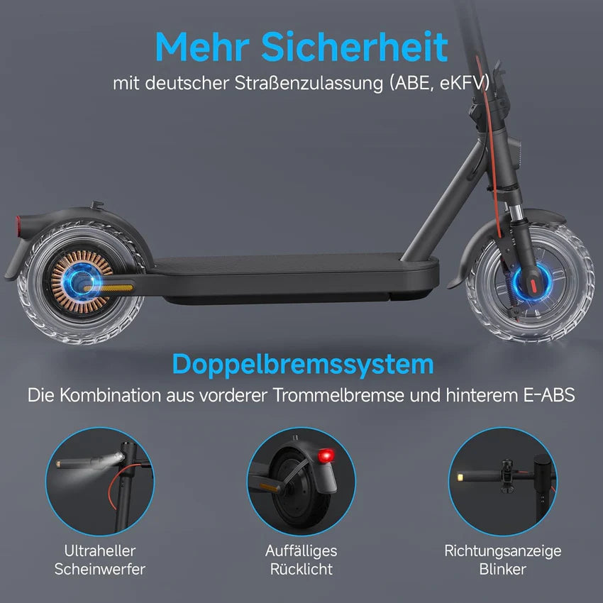 Xiaomi E-Scooter with German Road Legal (Max 20 km/h, Up to 70 km Range & 25 Percent Incline, Pneumatic Tyres, Dual Brakes, Display, Aluminium Body, App)