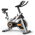 Indoor Cycling Bike Brake Pad/Magnetic Stationary Bike - Cycle Bike with Tablet Mount & Comfortable Seat Cushion
