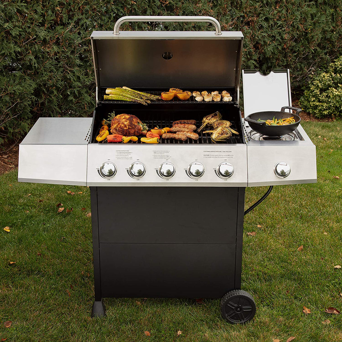 Cuisinart CGG-8500 Side Five Burner Gas Grill