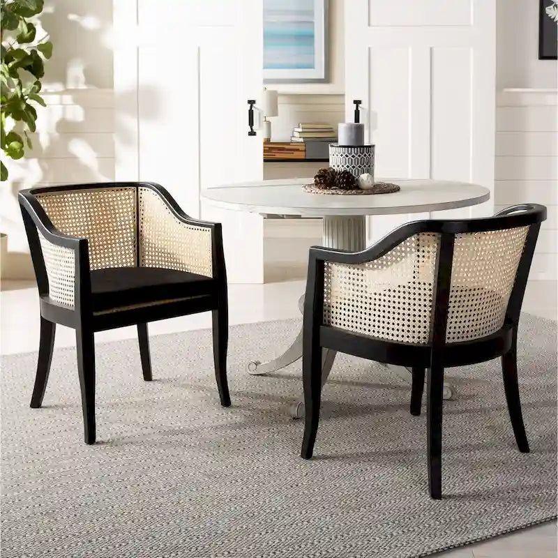 SAFAVIEH Jeane Antique White Drop Leaf Dining Table - 43 W x 43 D x 31 H - 43Wx43Dx31H