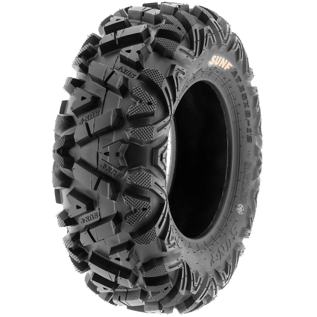 SunF All Terrain ATV UTV Tires 25×8 12 and 25×10 12 6 PR A033 (Complete Full Set of 4)