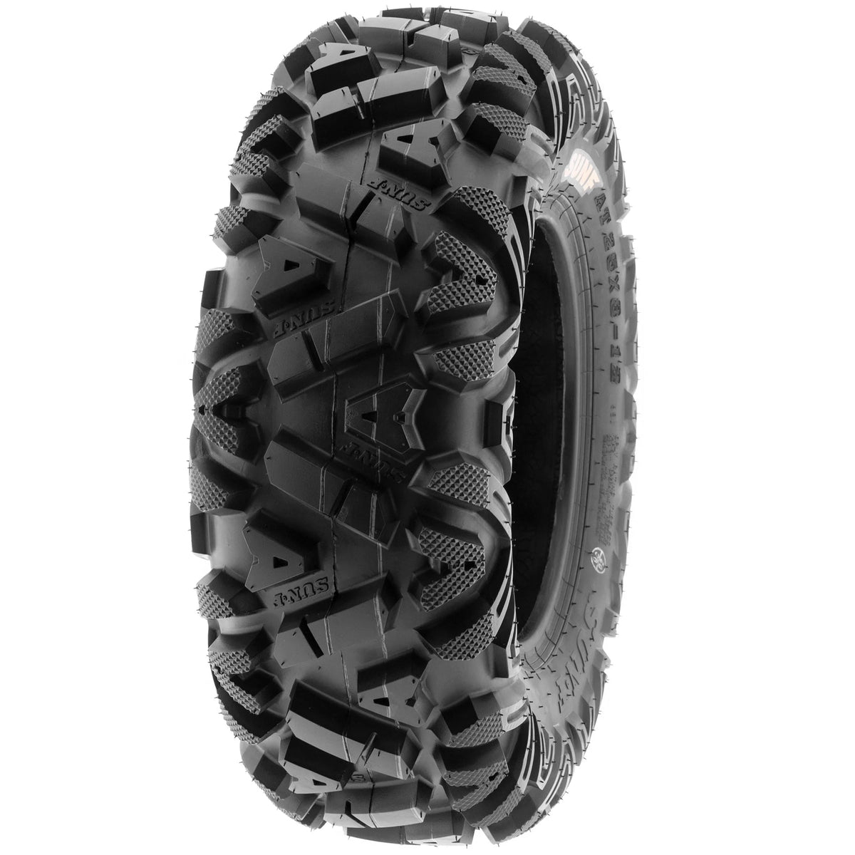 SunF All Terrain ATV UTV Tires 25×8 12 and 25×10 12 6 PR A033 (Complete Full Set of 4)
