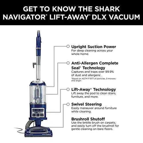Shark NV360 Navigator Lift-Away Deluxe Upright Vacuum