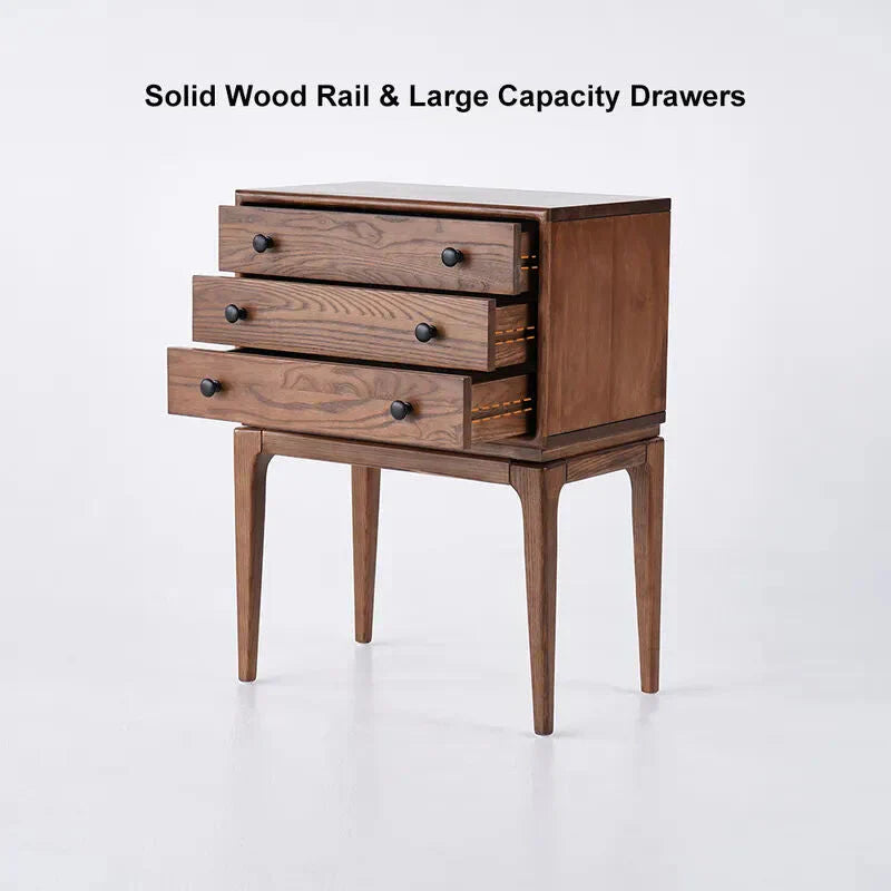 Mid Century Modern Chest Cabinet with Storage