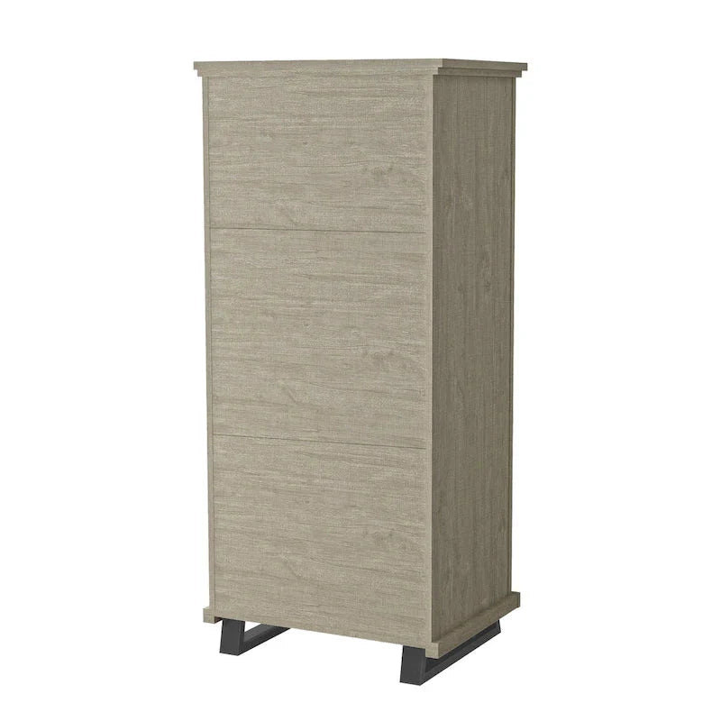 Farmhouse 4-Piece Bedroom Set - 2 Nightstand, 1 Chest and 1 Dresser