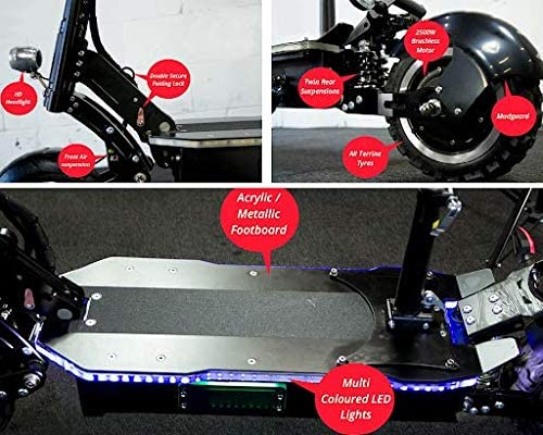 MAXX 60MPH Ultra High Speed Electric Scooter for Adults Foldable, 5000W Power Dual Motor| 60V /38.5Ah Battery | 83 Miles Range | Grade 30??