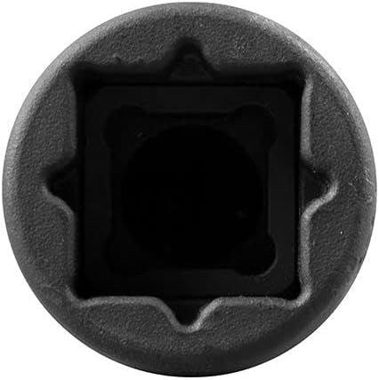 Single-Ended Impact Socket, Made in USA, Three Square Socket Sizes: 3/4-, 1-, and 1-1/8-Inch